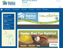Tablet Screenshot of habitatbc.org